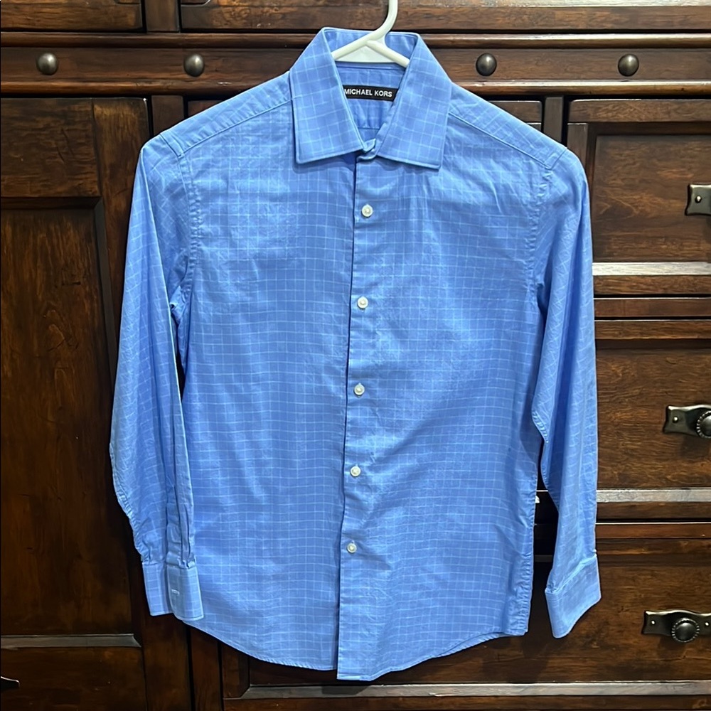 Michael Kors Button Down Dress Shirt Cotton